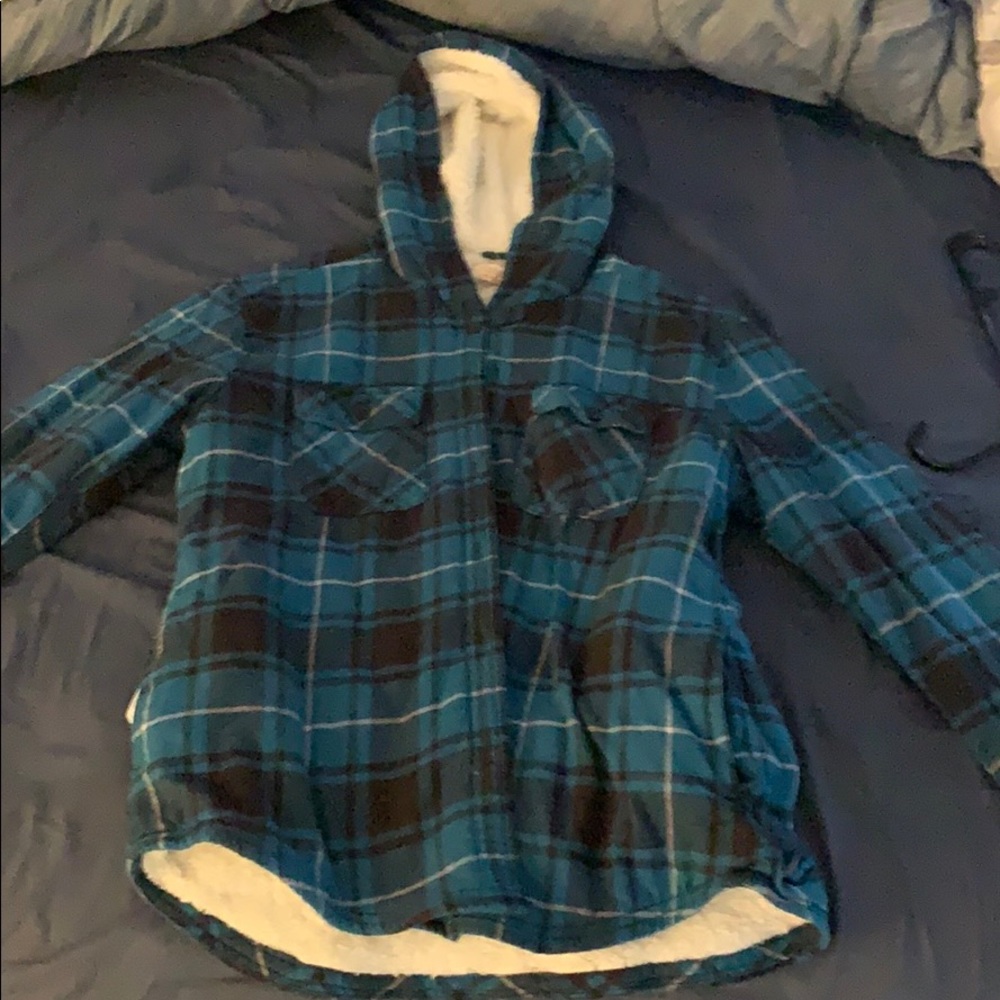 Blue Flannel Jacket